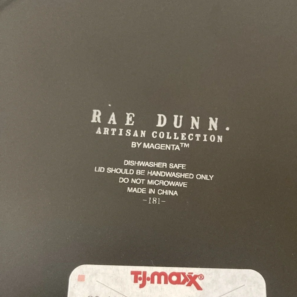 Rae Dunn Store Canister in Black